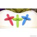 oogaa Baby Mealtime Silicone Plane Spoon - Easy Clean Baby Safe - 7in - Blue - B006LL7GFE